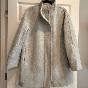 J. Crew Light Gray Women's City Coat
